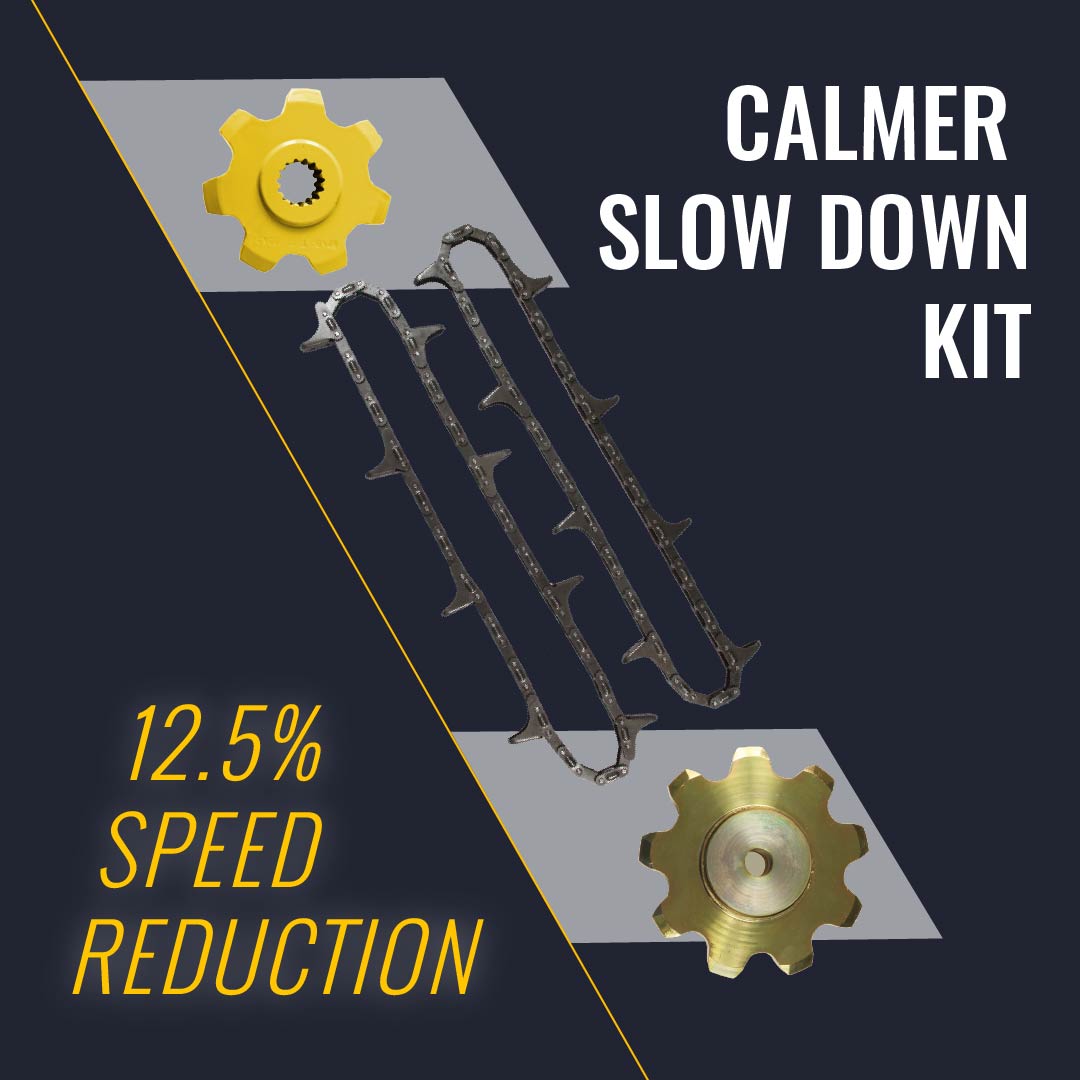 calmer slow down kit for new holland corn heads