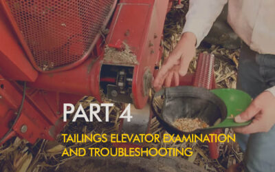 Combine Tailings Elevator Examination and Troubleshooting